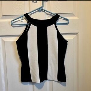 💥3/25$ Luc-ce Small crop top Women white black top cami